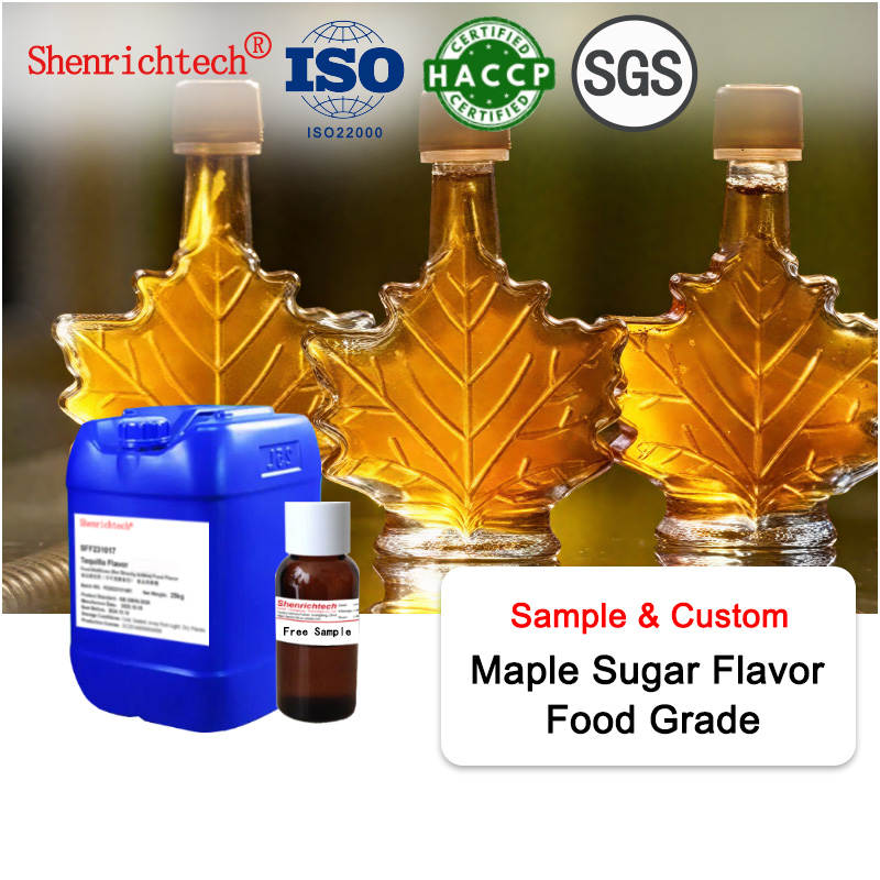 Factory Sample Maple Sugar Food Flavor Oil Liquid for Nut Candy Syrup Coffee Biscuit Cookie Drinks Beverage Making