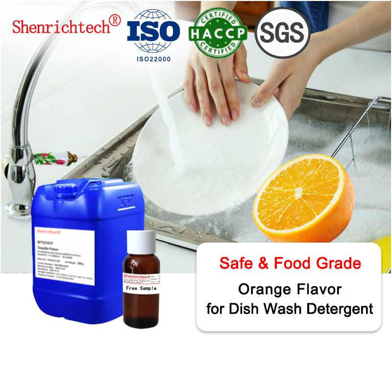Food Grade Alkali Resistance Oranges Fruit Citrus Flavour Dish Wash Detergent Clean Oil Stains Dishwashing Liquid Flavor Oil